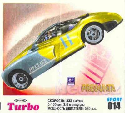 Turbo Sport № 14 rus: Pregunta